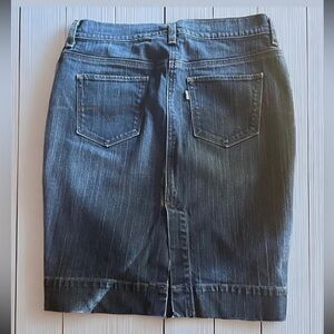 Levi’s Vintage Denim Pencil Skirt with White Tab